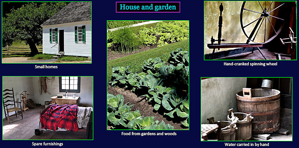 Subsistence farming, 1700